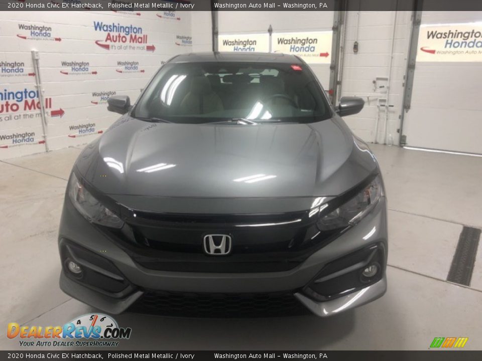 2020 Honda Civic EX Hatchback Polished Metal Metallic / Ivory Photo #5