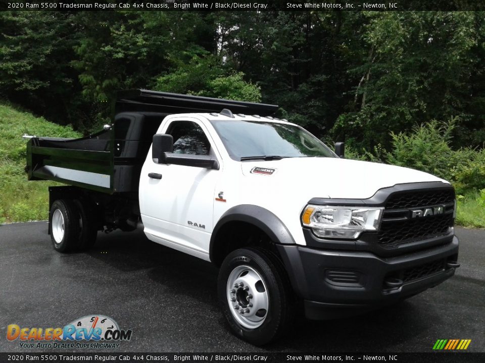 2020 Ram 5500 Tradesman Regular Cab 4x4 Chassis Bright White / Black/Diesel Gray Photo #5