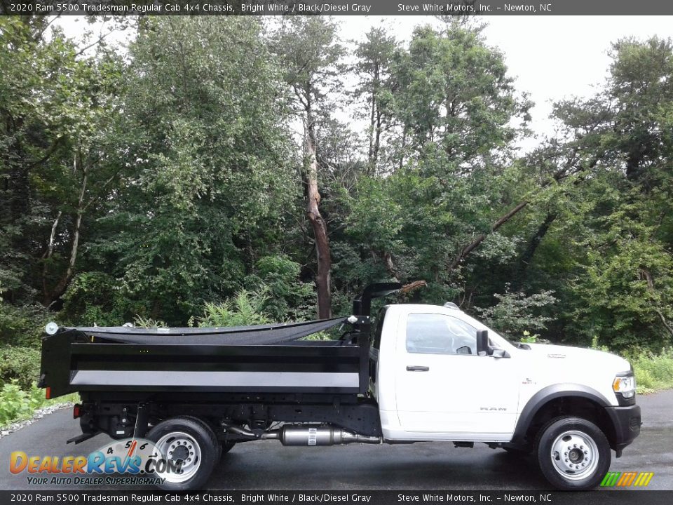 2020 Ram 5500 Tradesman Regular Cab 4x4 Chassis Bright White / Black/Diesel Gray Photo #6
