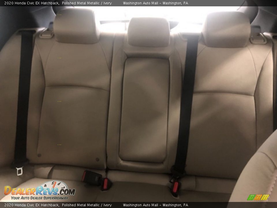 2020 Honda Civic EX Hatchback Polished Metal Metallic / Ivory Photo #7