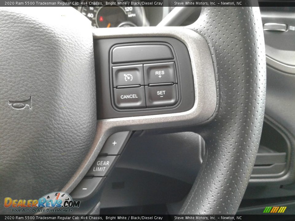 2020 Ram 5500 Tradesman Regular Cab 4x4 Chassis Bright White / Black/Diesel Gray Photo #16