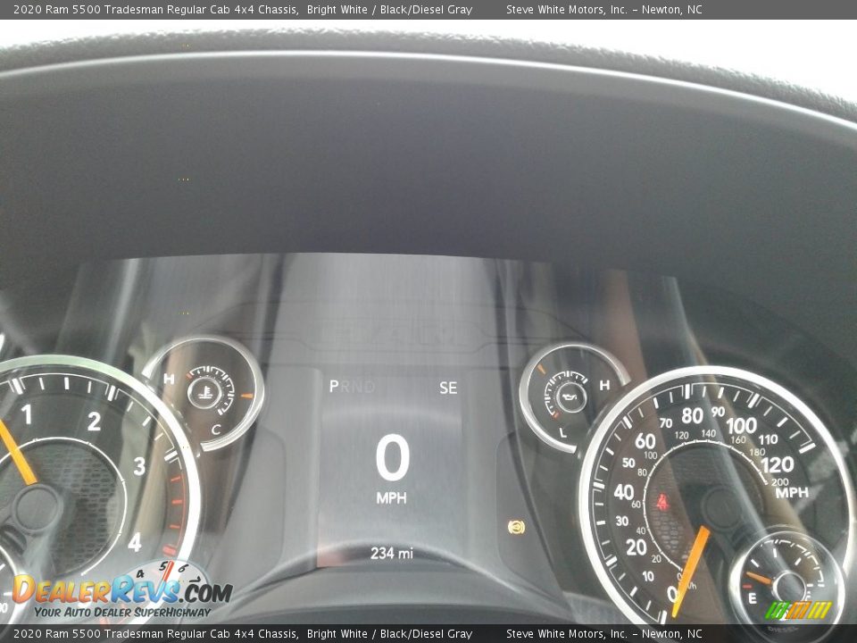 2020 Ram 5500 Tradesman Regular Cab 4x4 Chassis Bright White / Black/Diesel Gray Photo #17