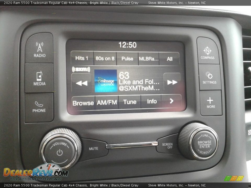 2020 Ram 5500 Tradesman Regular Cab 4x4 Chassis Bright White / Black/Diesel Gray Photo #19