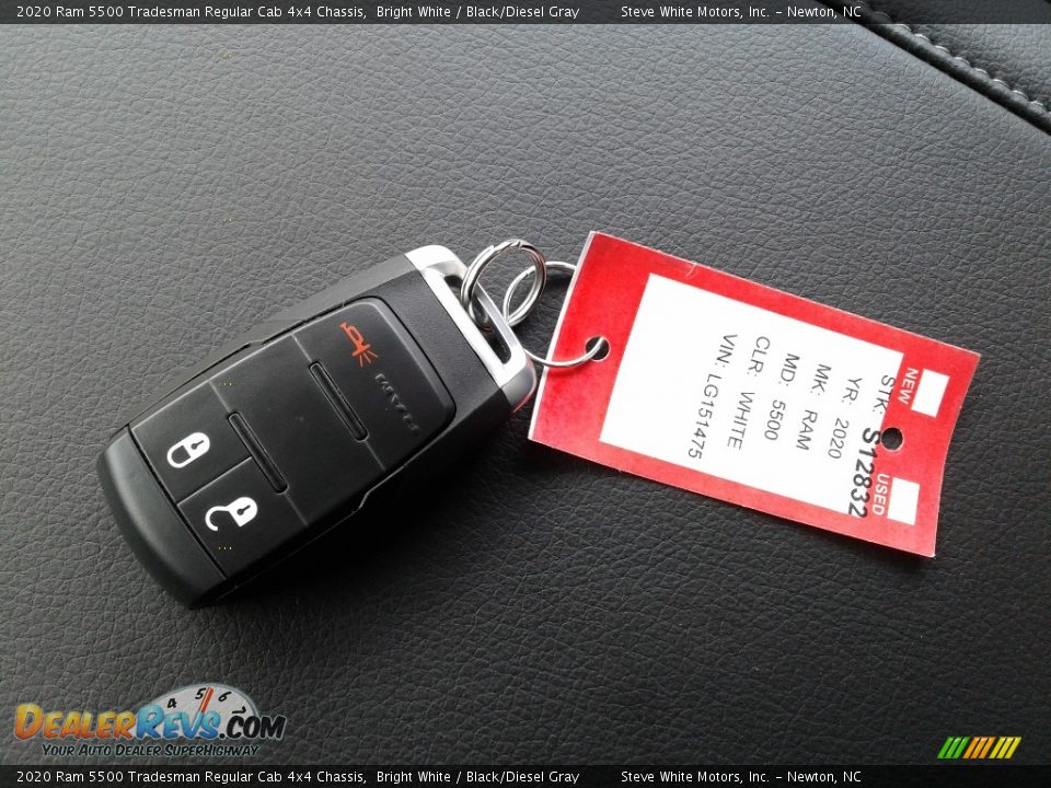 2020 Ram 5500 Tradesman Regular Cab 4x4 Chassis Bright White / Black/Diesel Gray Photo #23