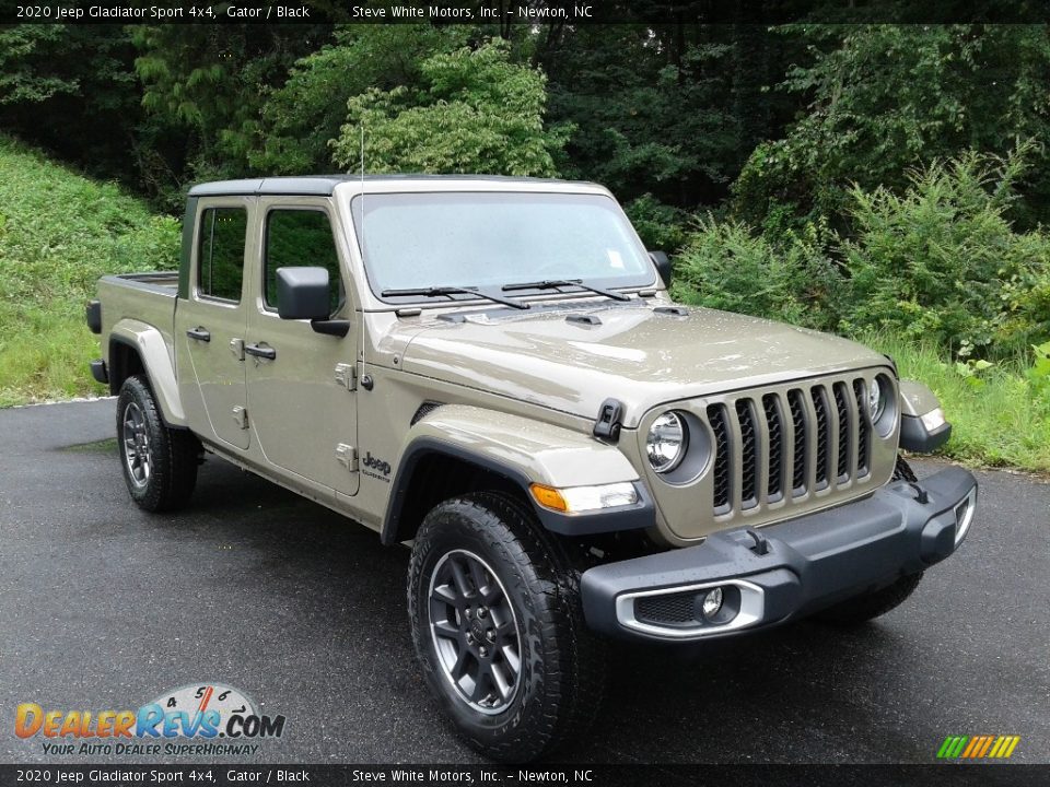 2020 Jeep Gladiator Sport 4x4 Gator / Black Photo #4
