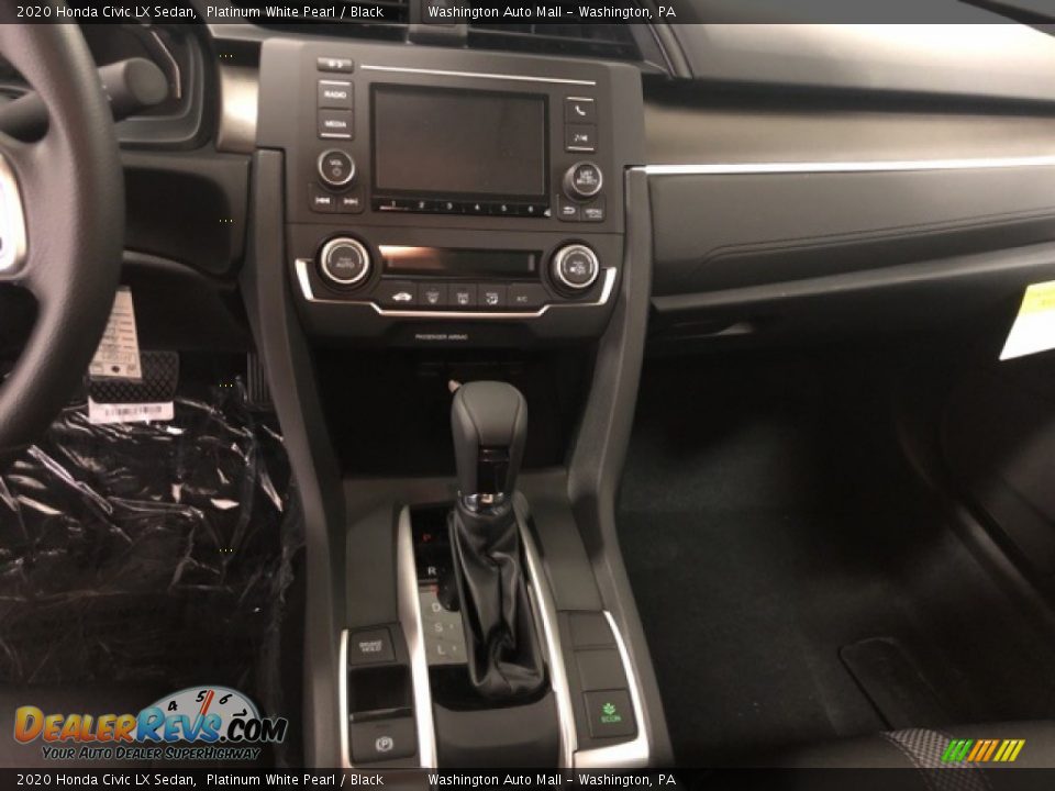 2020 Honda Civic LX Sedan Platinum White Pearl / Black Photo #11