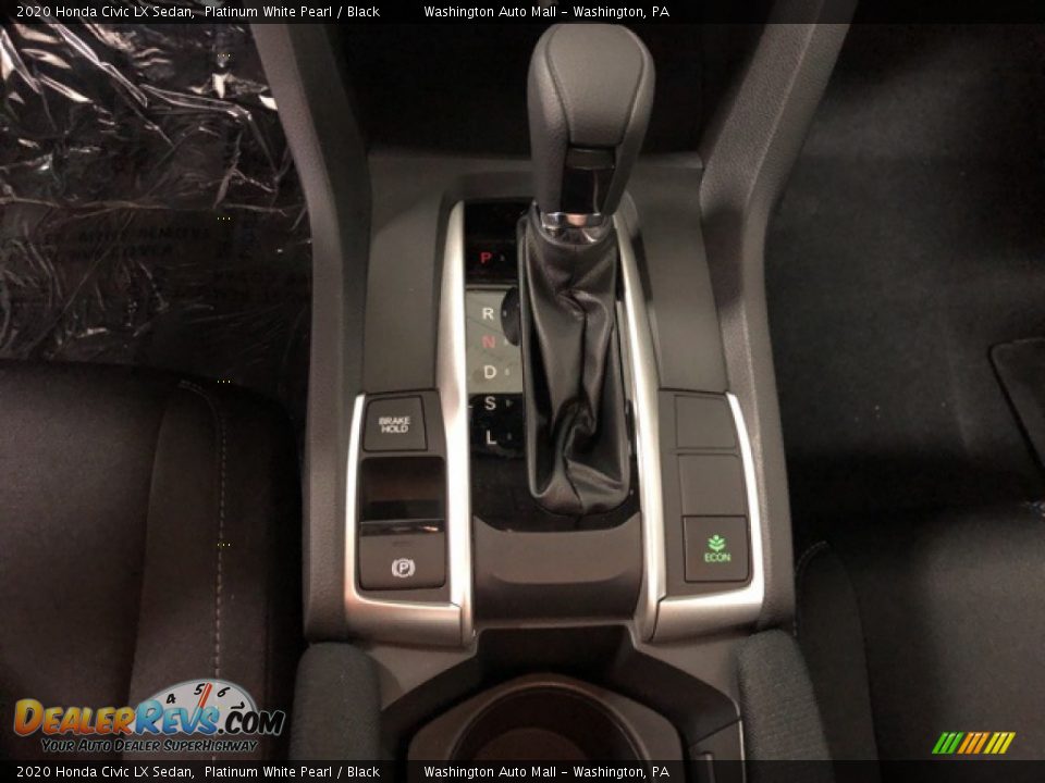 2020 Honda Civic LX Sedan Platinum White Pearl / Black Photo #12