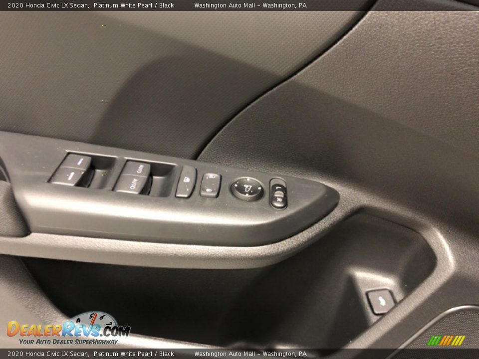 2020 Honda Civic LX Sedan Platinum White Pearl / Black Photo #14