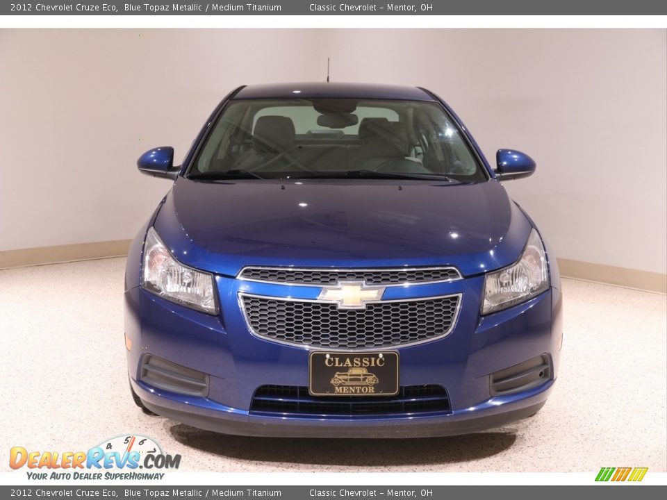 2012 Chevrolet Cruze Eco Blue Topaz Metallic / Medium Titanium Photo #2