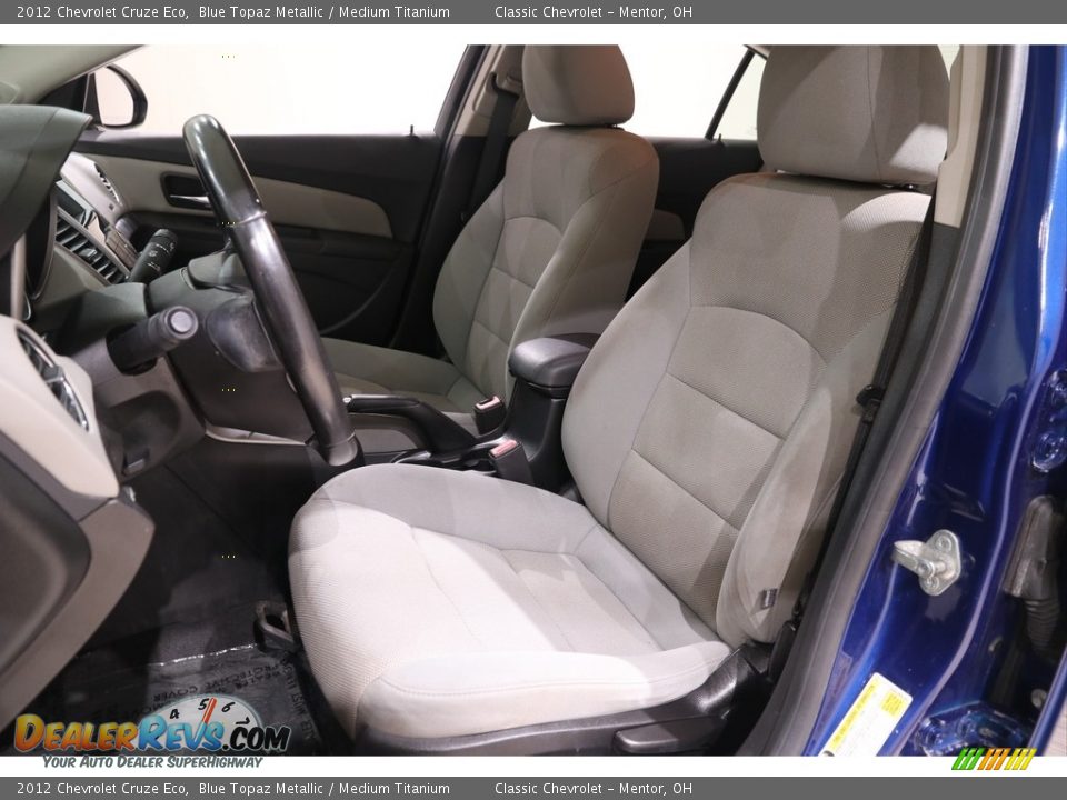 2012 Chevrolet Cruze Eco Blue Topaz Metallic / Medium Titanium Photo #5