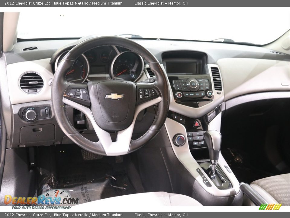 2012 Chevrolet Cruze Eco Blue Topaz Metallic / Medium Titanium Photo #6