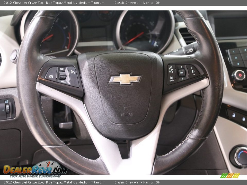 2012 Chevrolet Cruze Eco Blue Topaz Metallic / Medium Titanium Photo #7