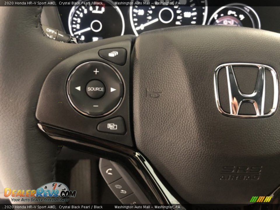 2020 Honda HR-V Sport AWD Crystal Black Pearl / Black Photo #10