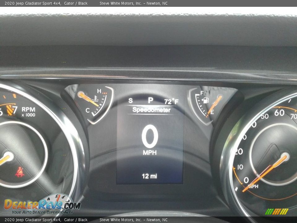 2020 Jeep Gladiator Sport 4x4 Gauges Photo #21