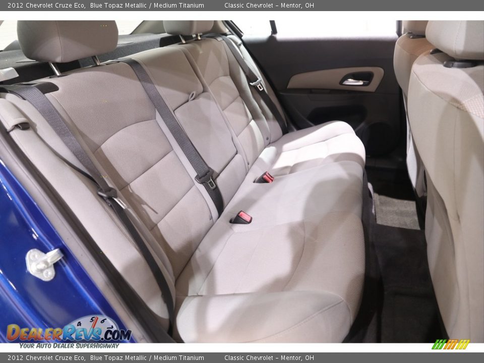 2012 Chevrolet Cruze Eco Blue Topaz Metallic / Medium Titanium Photo #14