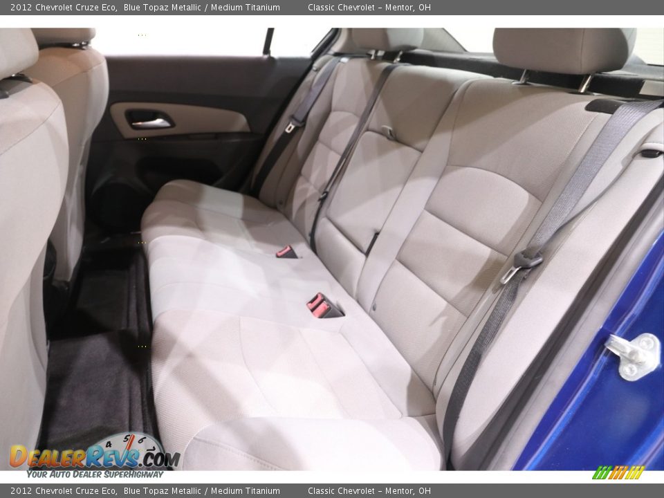 2012 Chevrolet Cruze Eco Blue Topaz Metallic / Medium Titanium Photo #15