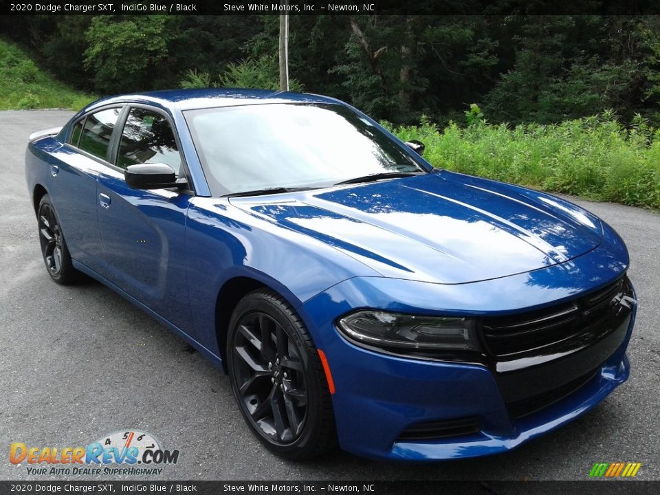 2020 Dodge Charger SXT IndiGo Blue / Black Photo #4