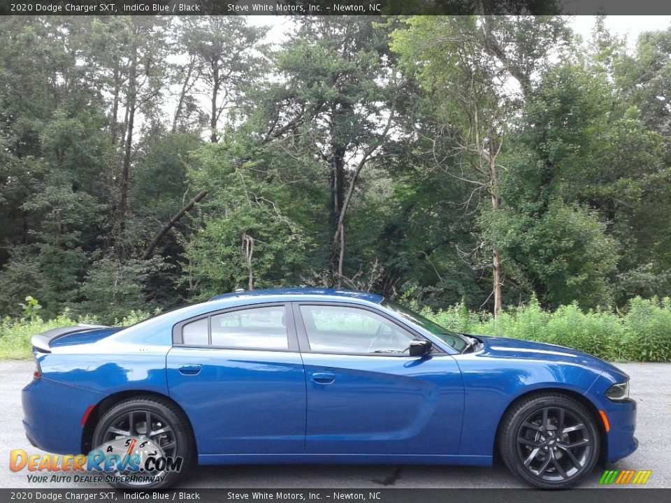 2020 Dodge Charger SXT IndiGo Blue / Black Photo #5