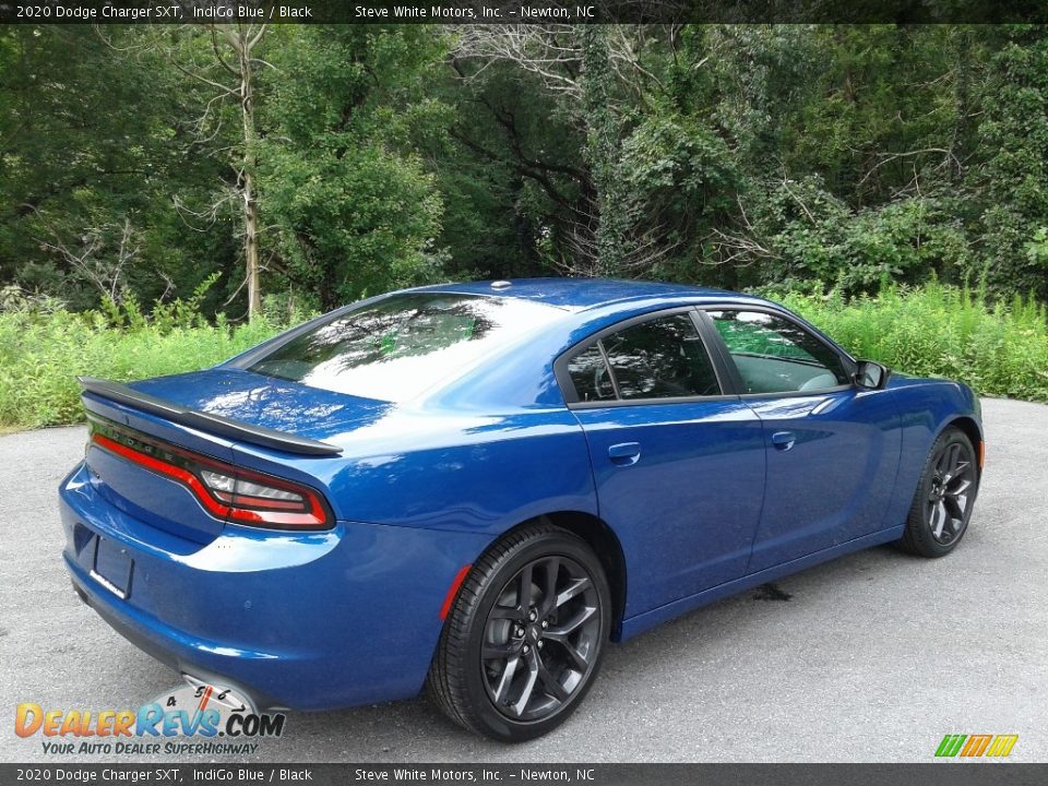 2020 Dodge Charger SXT IndiGo Blue / Black Photo #6