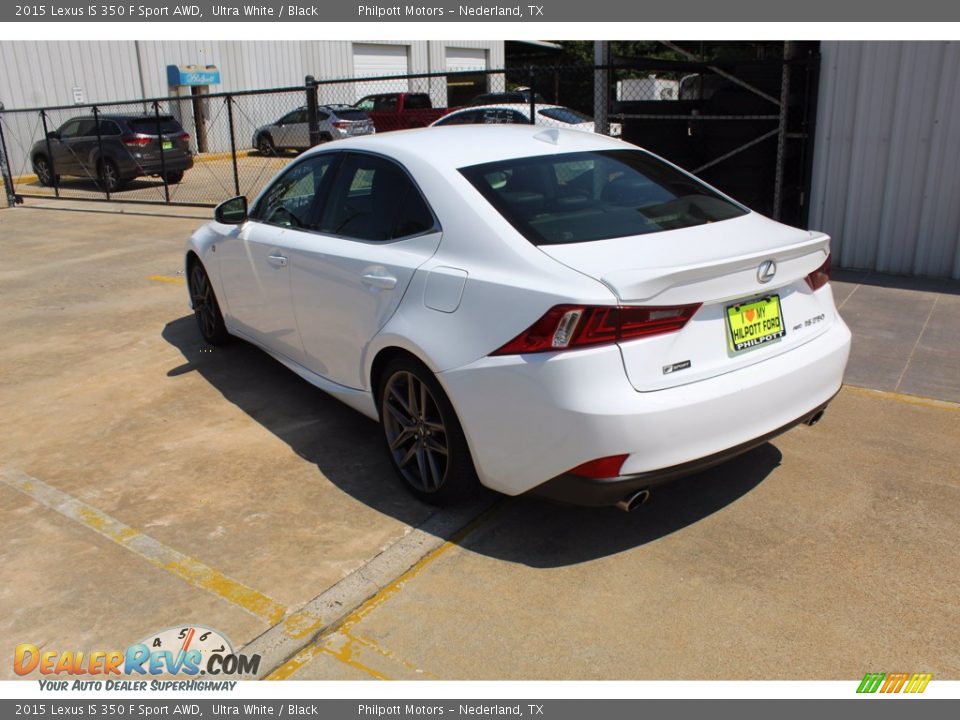 2015 Lexus IS 350 F Sport AWD Ultra White / Black Photo #8