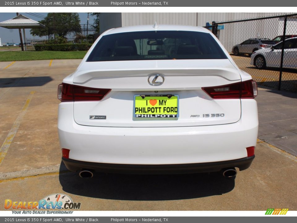 2015 Lexus IS 350 F Sport AWD Ultra White / Black Photo #9