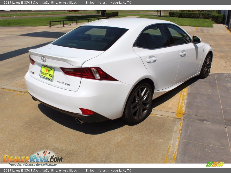 2015 Lexus IS 350 F Sport AWD Ultra White / Black Photo #10