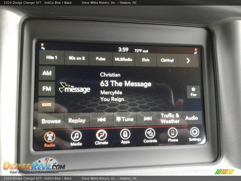 2020 Dodge Charger SXT IndiGo Blue / Black Photo #21