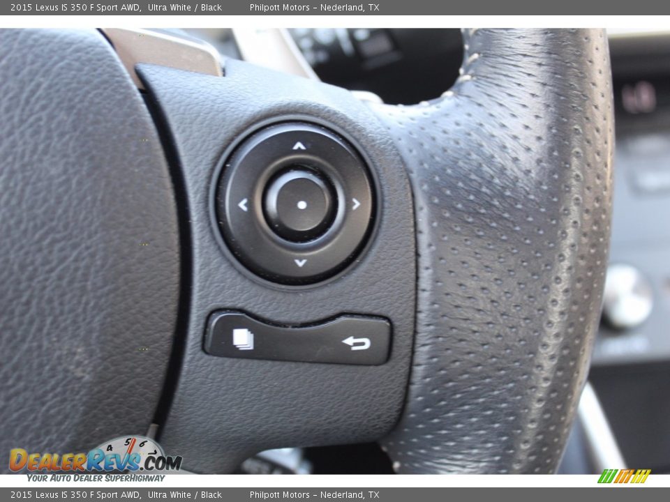 2015 Lexus IS 350 F Sport AWD Steering Wheel Photo #17