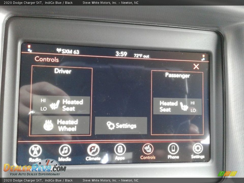 2020 Dodge Charger SXT IndiGo Blue / Black Photo #22