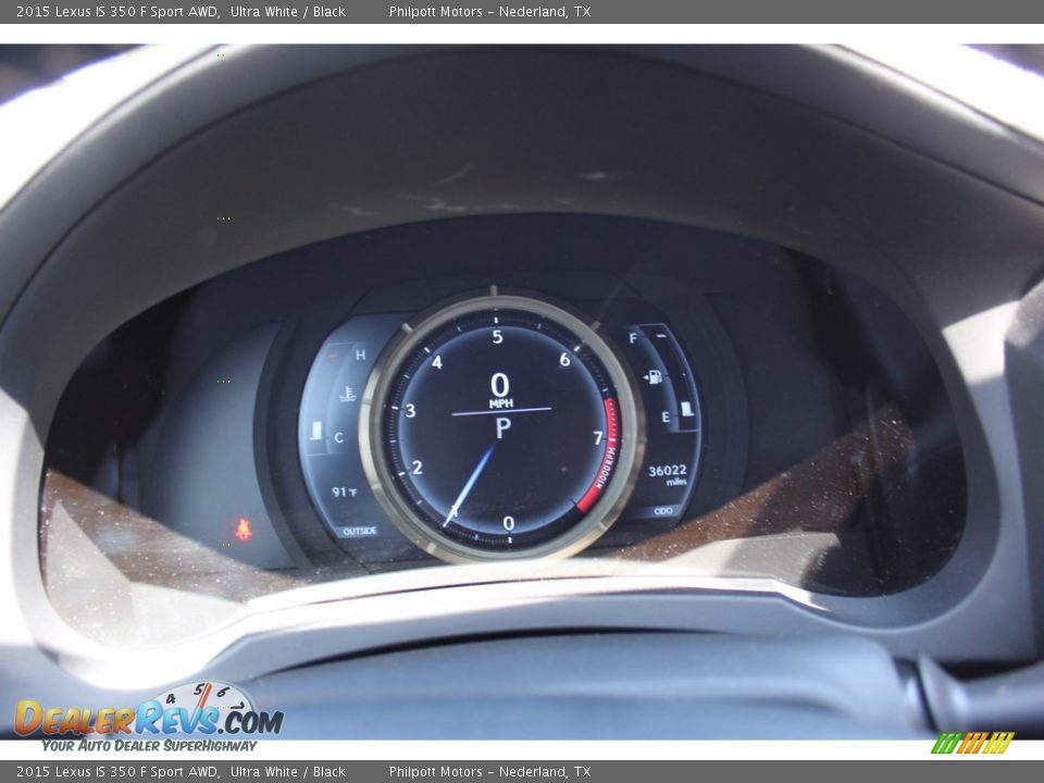 2015 Lexus IS 350 F Sport AWD Gauges Photo #18