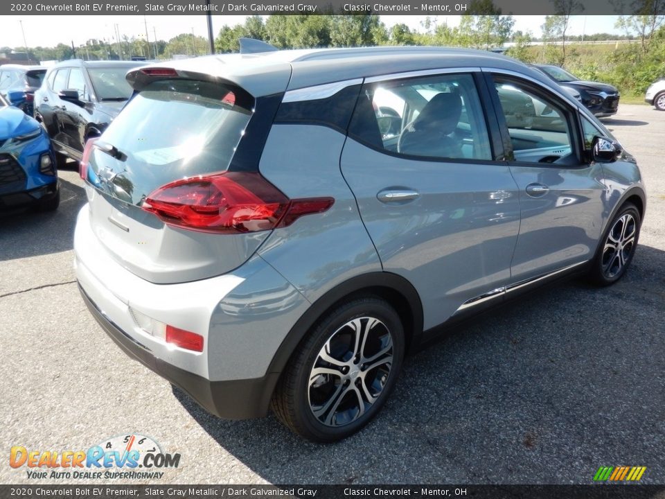 2020 Chevrolet Bolt EV Premier Slate Gray Metallic / Dark Galvanized Gray Photo #4