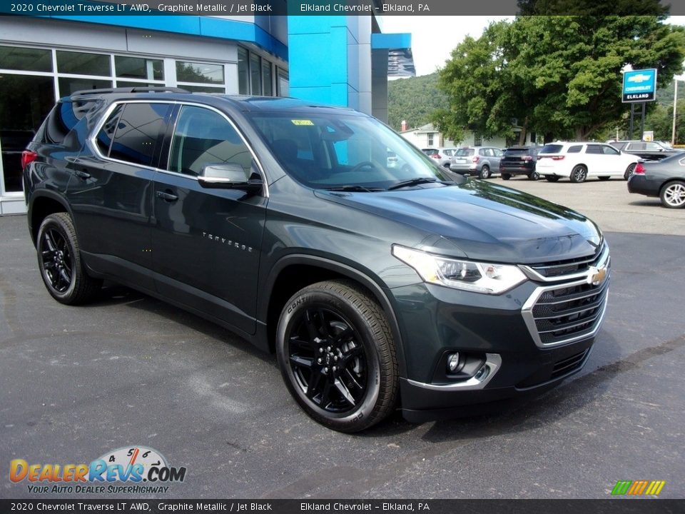 2020 Chevrolet Traverse LT AWD Graphite Metallic / Jet Black Photo #2