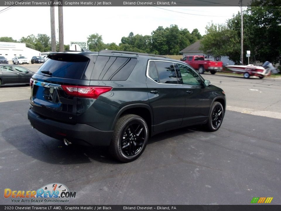 2020 Chevrolet Traverse LT AWD Graphite Metallic / Jet Black Photo #4