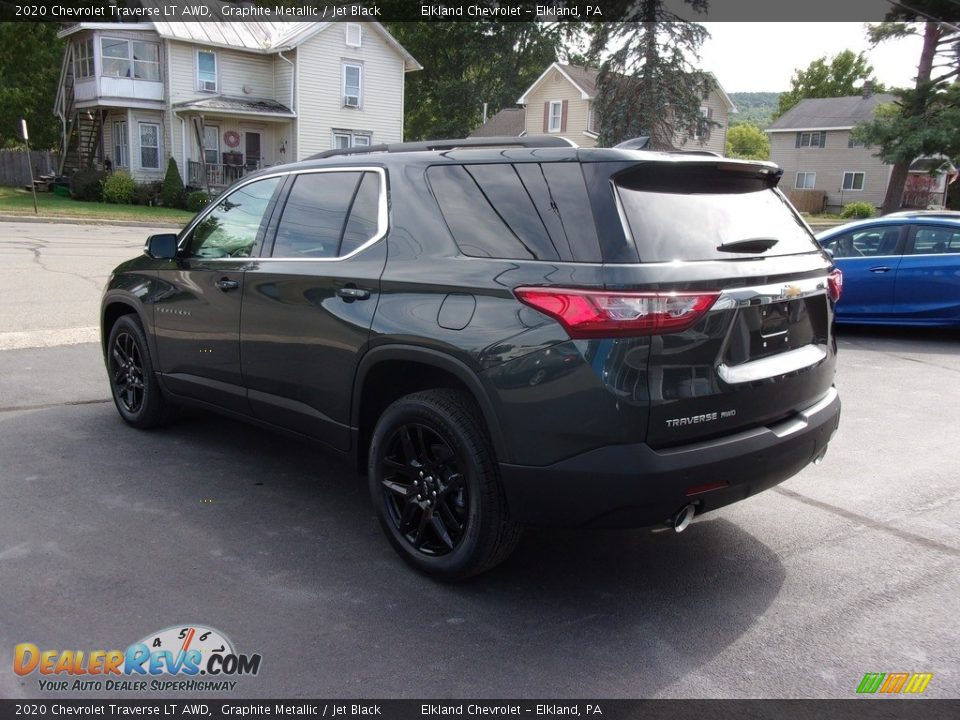 2020 Chevrolet Traverse LT AWD Graphite Metallic / Jet Black Photo #5