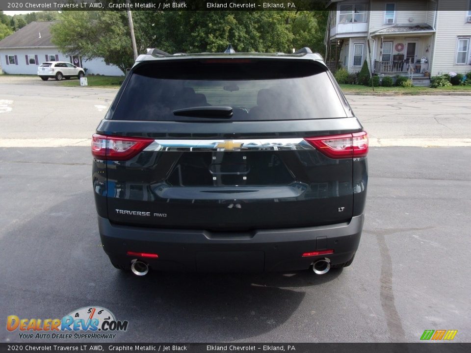 2020 Chevrolet Traverse LT AWD Graphite Metallic / Jet Black Photo #7