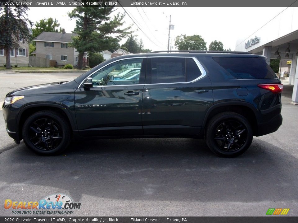 2020 Chevrolet Traverse LT AWD Graphite Metallic / Jet Black Photo #8