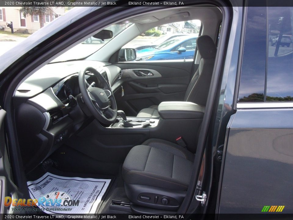 2020 Chevrolet Traverse LT AWD Graphite Metallic / Jet Black Photo #12