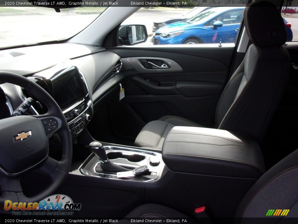 2020 Chevrolet Traverse LT AWD Graphite Metallic / Jet Black Photo #14