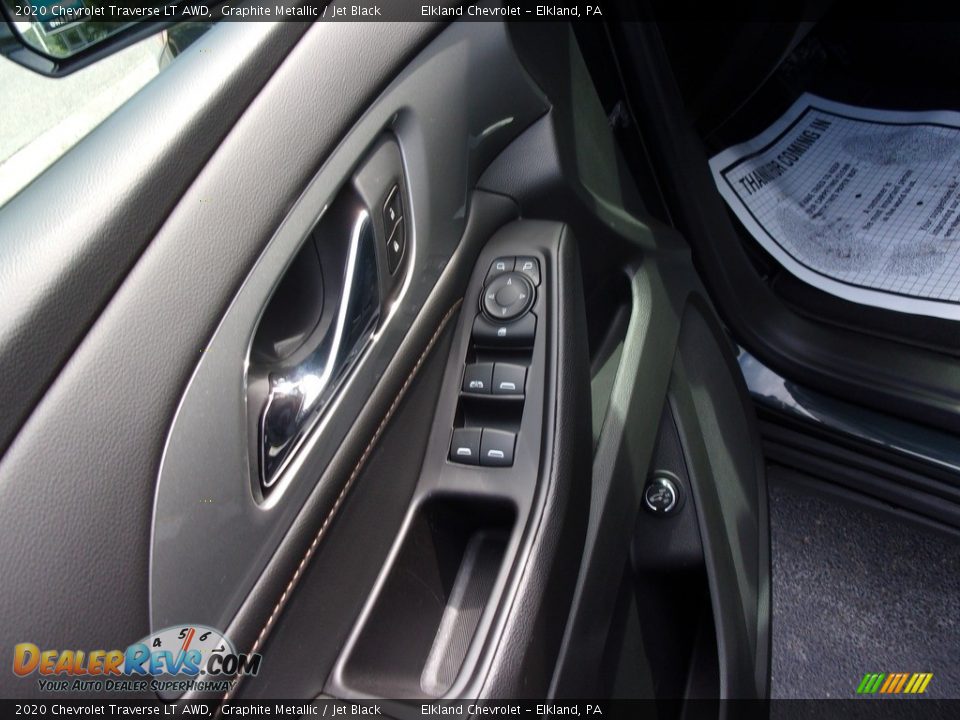 2020 Chevrolet Traverse LT AWD Graphite Metallic / Jet Black Photo #15