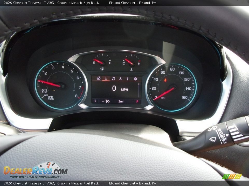 2020 Chevrolet Traverse LT AWD Graphite Metallic / Jet Black Photo #24