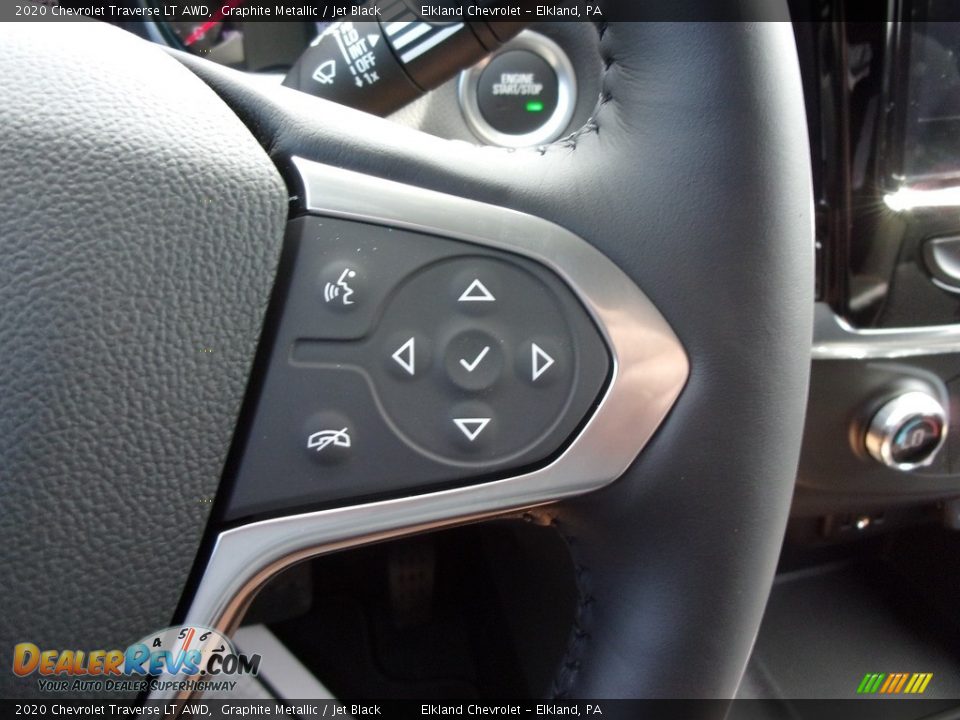 2020 Chevrolet Traverse LT AWD Graphite Metallic / Jet Black Photo #26