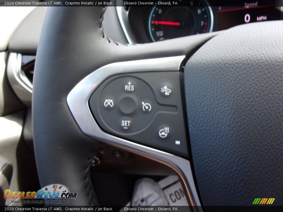 2020 Chevrolet Traverse LT AWD Graphite Metallic / Jet Black Photo #27
