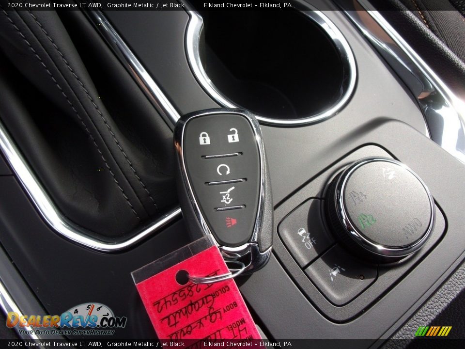 2020 Chevrolet Traverse LT AWD Graphite Metallic / Jet Black Photo #36