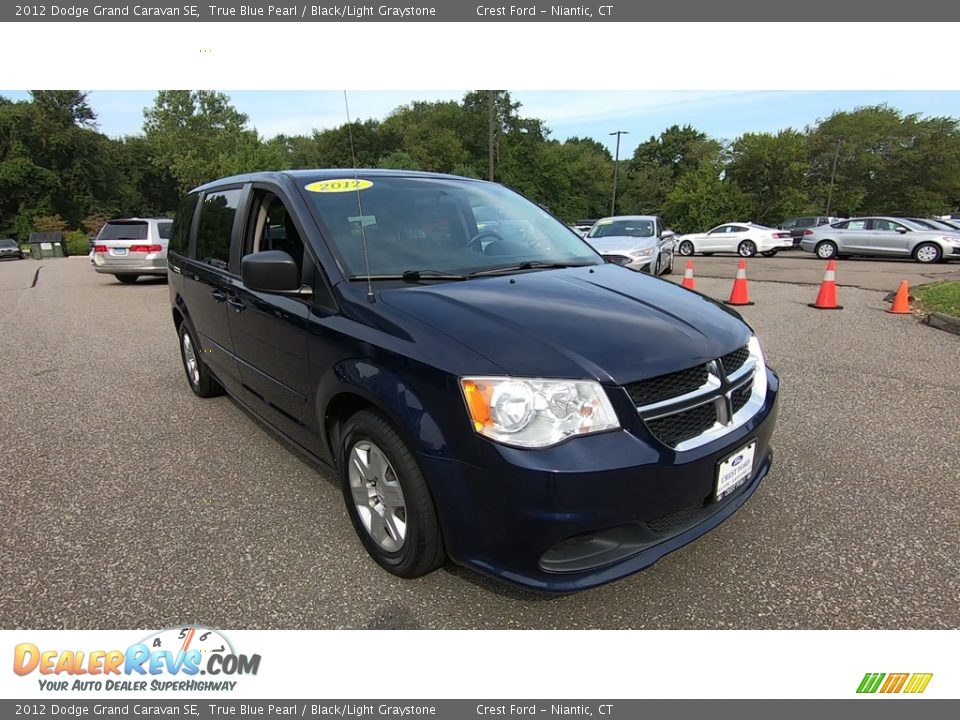 2012 Dodge Grand Caravan SE True Blue Pearl / Black/Light Graystone Photo #1