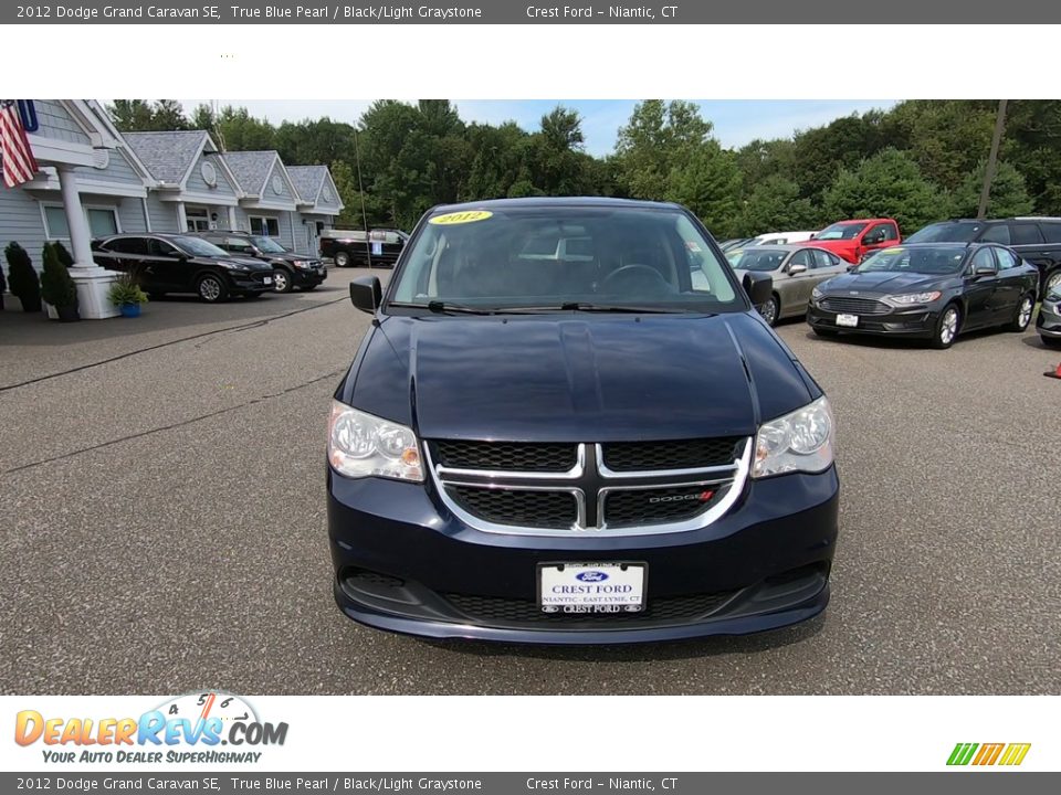 2012 Dodge Grand Caravan SE True Blue Pearl / Black/Light Graystone Photo #2