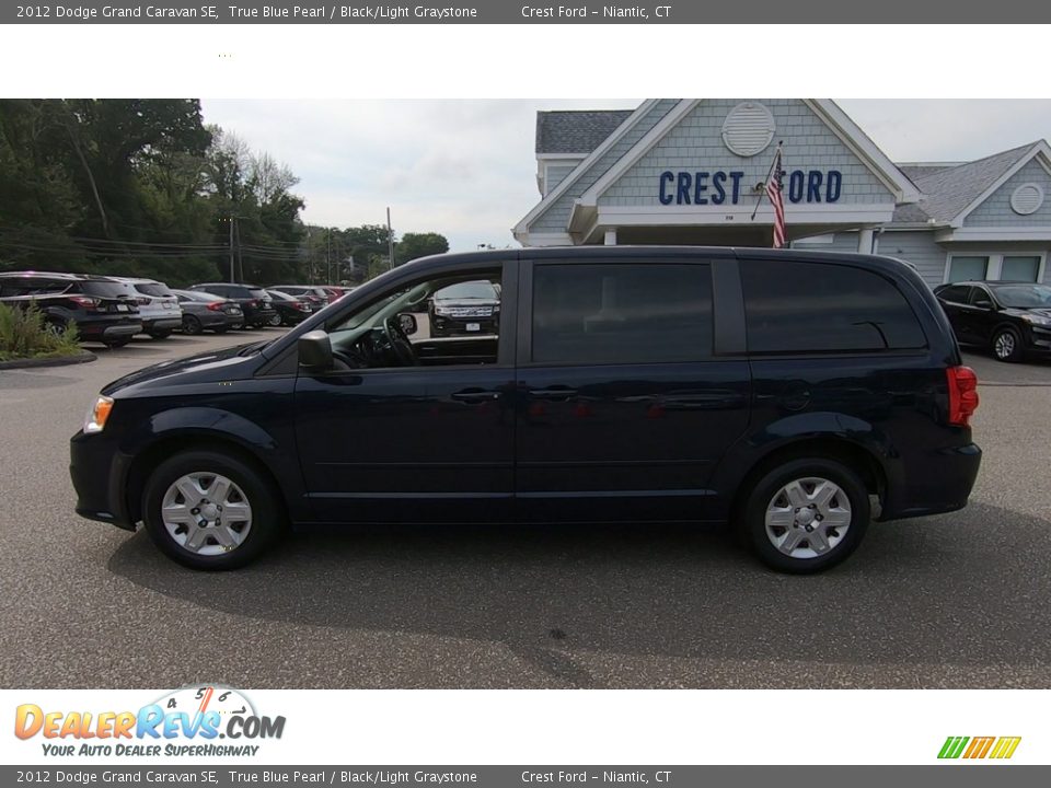 2012 Dodge Grand Caravan SE True Blue Pearl / Black/Light Graystone Photo #4