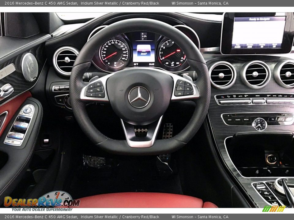 Dashboard of 2016 Mercedes-Benz C 450 AMG Sedan Photo #4