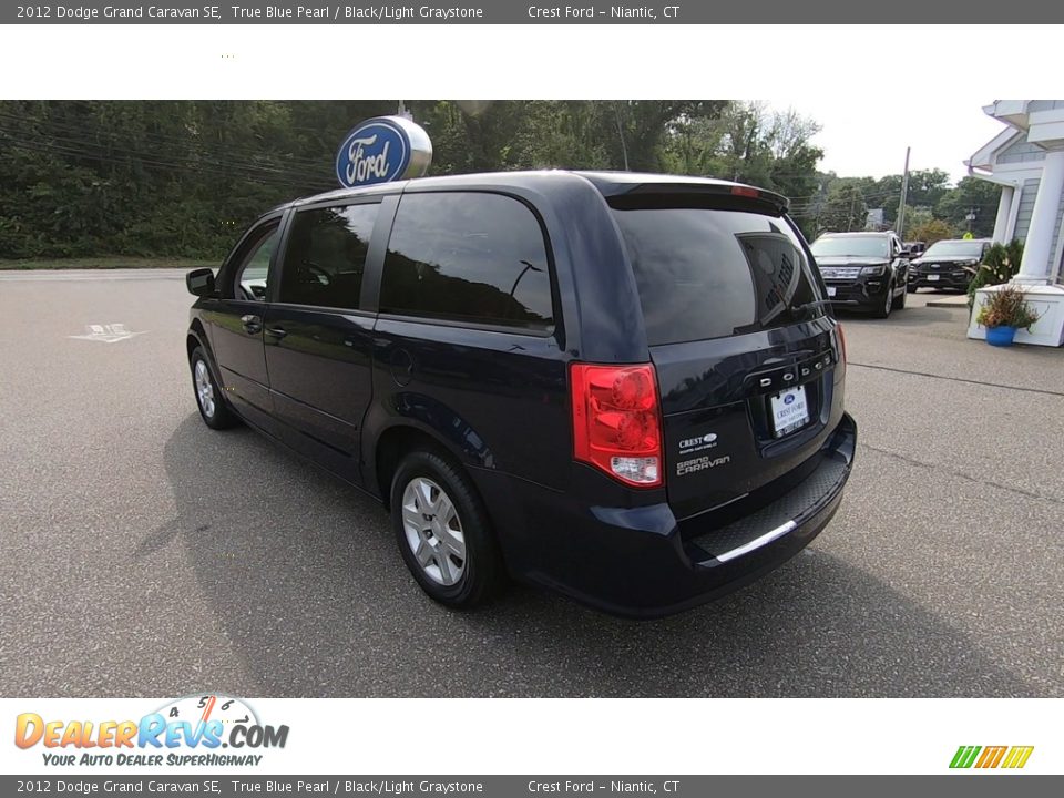 2012 Dodge Grand Caravan SE True Blue Pearl / Black/Light Graystone Photo #5
