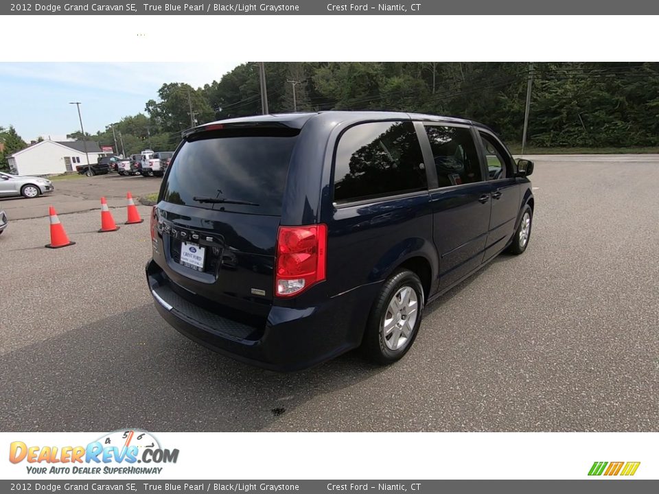 2012 Dodge Grand Caravan SE True Blue Pearl / Black/Light Graystone Photo #7