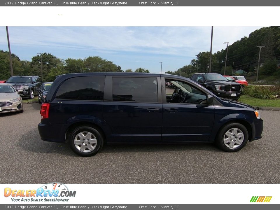 2012 Dodge Grand Caravan SE True Blue Pearl / Black/Light Graystone Photo #8